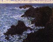 Claude Monet The Rocks of Belle -Ile Spain oil painting artist